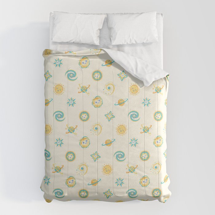 Pastel space pattern Comforter Gallery Image 6