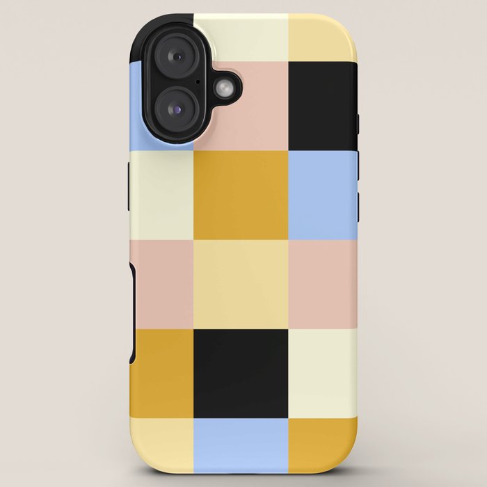 Bold Colorful Checks Pattern - Large XXXV iPhone Case Gallery Image 5