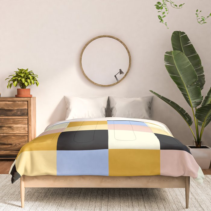 Bold Colorful Checks Pattern - Large XXXV Comforter Gallery Image 3