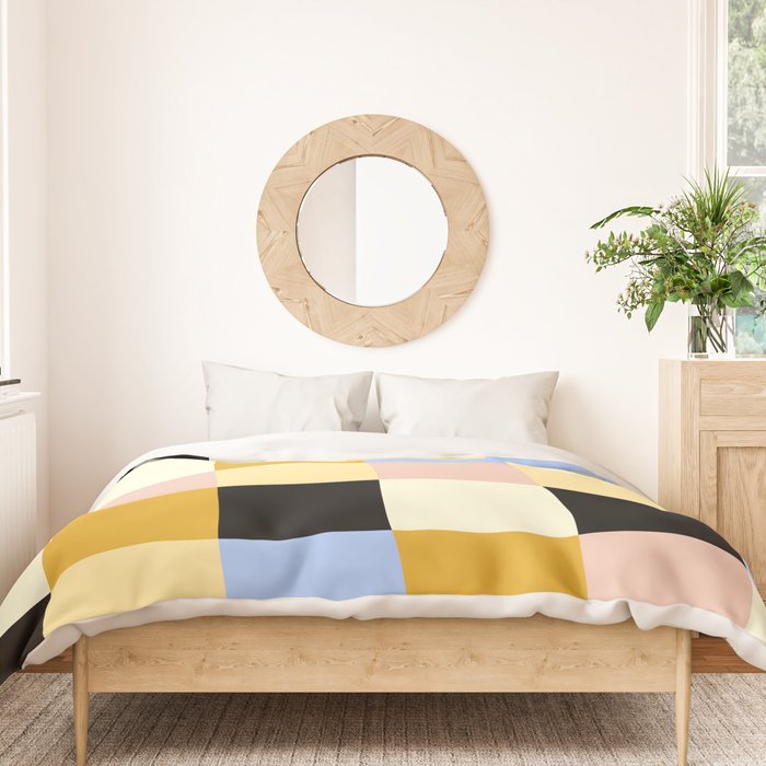 Bold Colorful Checks Pattern - Large XXXV Duvet Cover Gallery Image 3
