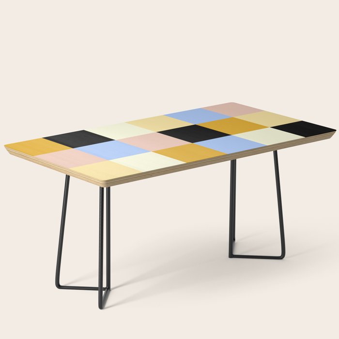 Bold Colorful Checks Pattern - Large XXXV Coffee Table Gallery Image 1