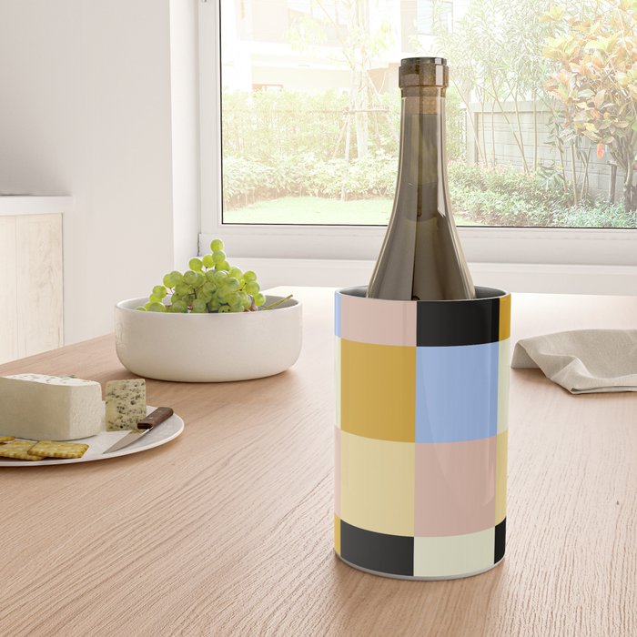 Bold Colorful Checks Pattern - Large XXXV Wine Chiller Gallery Image 4