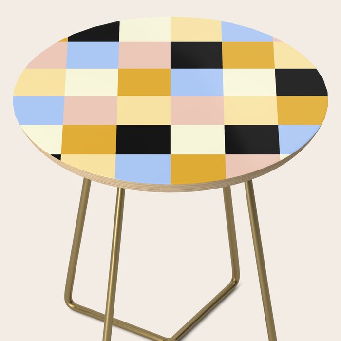Bold Colorful Checks Pattern - Large XXXV Side Table Gallery Image 2