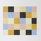 Bold Colorful Checks Pattern - Large XXXV Throw Blanket Gallery Image 2