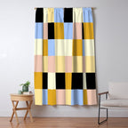 Bold Colorful Checks Pattern - Large XXXV Window Curtain Gallery Image 5