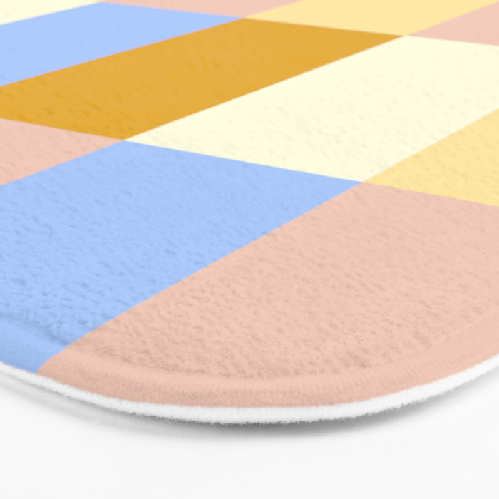 Bold Colorful Checks Pattern - Large XXXV Bath Mat Gallery Image 3