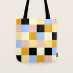 Bold Colorful Checks Pattern - Large XXXV Tote Bag Gallery Image 1