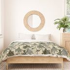 Enchanted Watercolor Pine Forest Duvet Cover Gallery Image 3