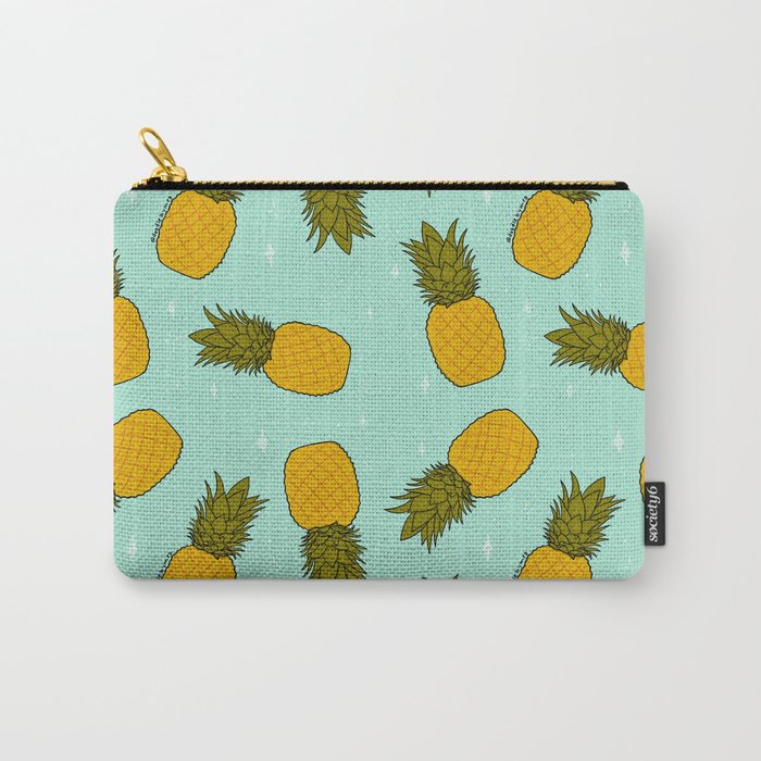 Pineapple Print Carry All Pouch Gallery Image 1