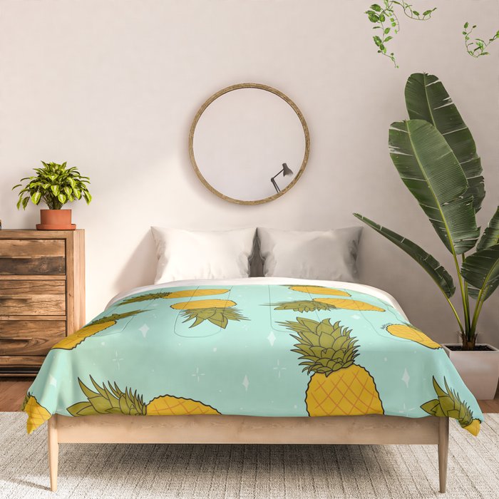 Pineapple Print Comforter Gallery Image 3
