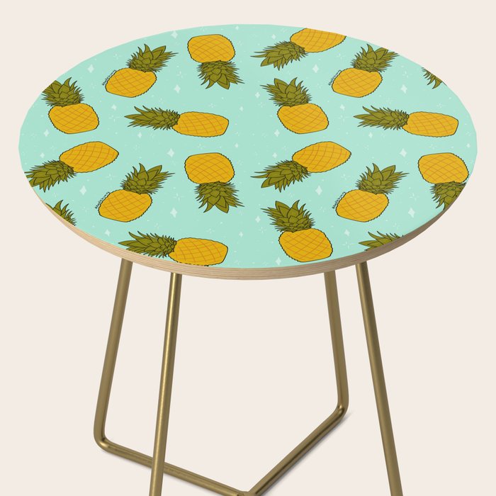Pineapple Print Side Table Gallery Image 2