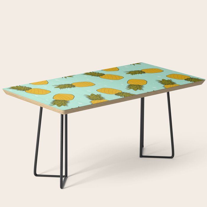 Pineapple Print Coffee Table Gallery Image 1