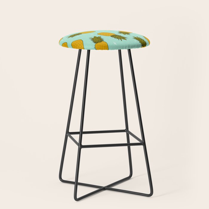 Pineapple Print Stool Gallery Image 1
