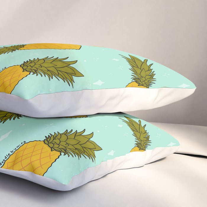 Pineapple Print Pillow Sham Gallery Image 3