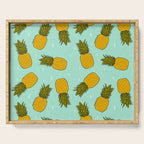 Pineapple Print Serving Tray Gallery Image 1