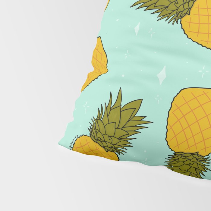 Pineapple Print Pillow Sham Gallery Image 4