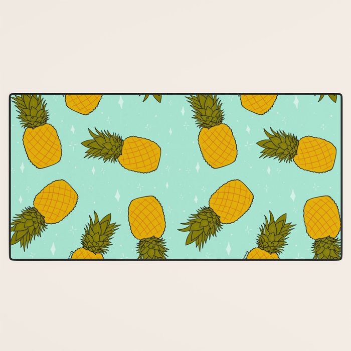 Pineapple Print Desk Mat Gallery Image 3