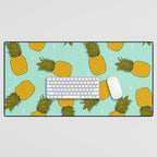 Pineapple Print Desk Mat Gallery Image 1
