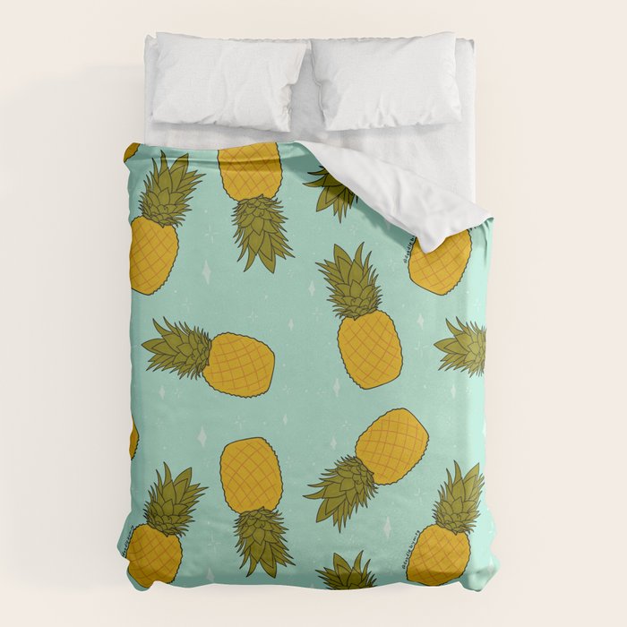 Pineapple Print Duvet Cover Gallery Image 6