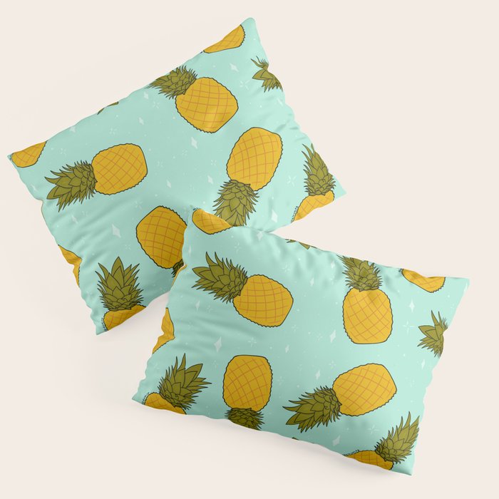 Pineapple Print Pillow Sham Gallery Image 3