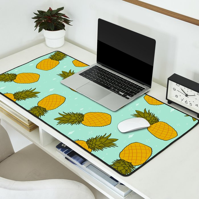 Pineapple Print Desk Mat Gallery Image 2