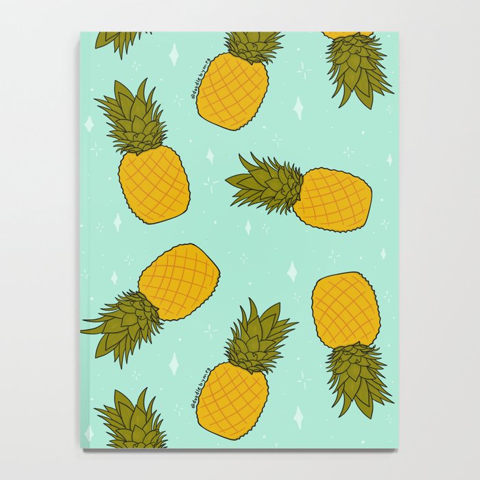 Pineapple Print Notebook Gallery Image 4