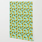 Pineapple Print Wallpaper Gallery Image 2