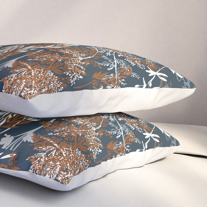 Abstract Forest Night A Pillow Sham Gallery Image 3