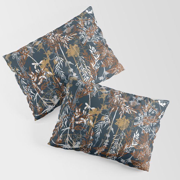 Abstract Forest Night A Pillow Sham Gallery Image 1