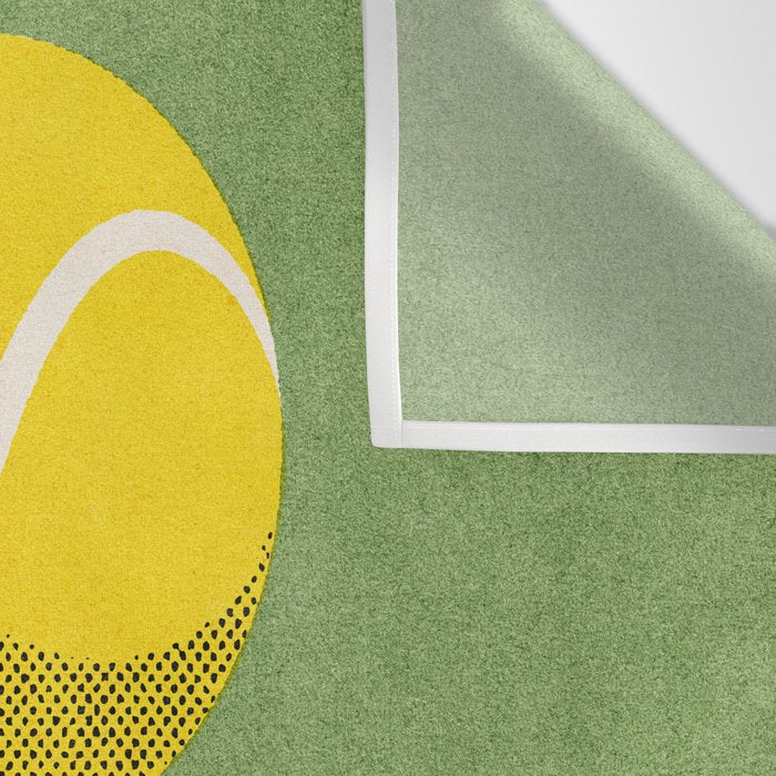 BALLS - Love Tennis - Grass Court Wall Tapestry Gallery Image 3