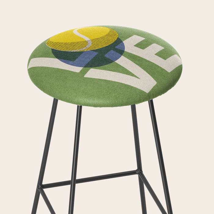 BALLS - Love Tennis - Grass Court Stool Gallery Image 2