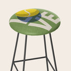 BALLS - Love Tennis - Grass Court Stool Gallery Image 2