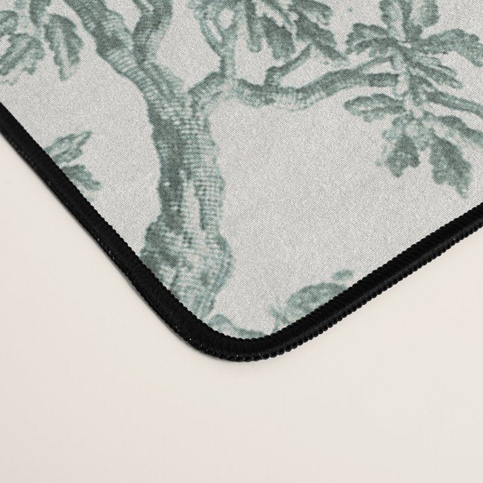 Vintage Green French Toile Landscape Desk Mat Gallery Image 4