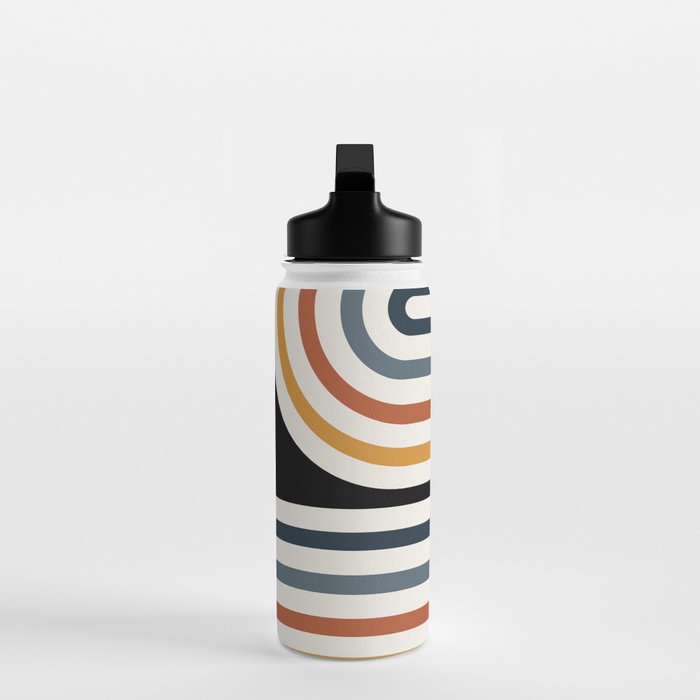 Bold Curvature Stripes IV Water Bottle Gallery Image 3