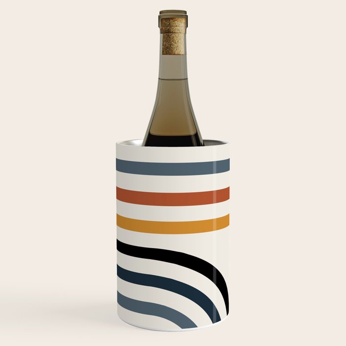 Bold Curvature Stripes IV Wine Chiller Gallery Image 3