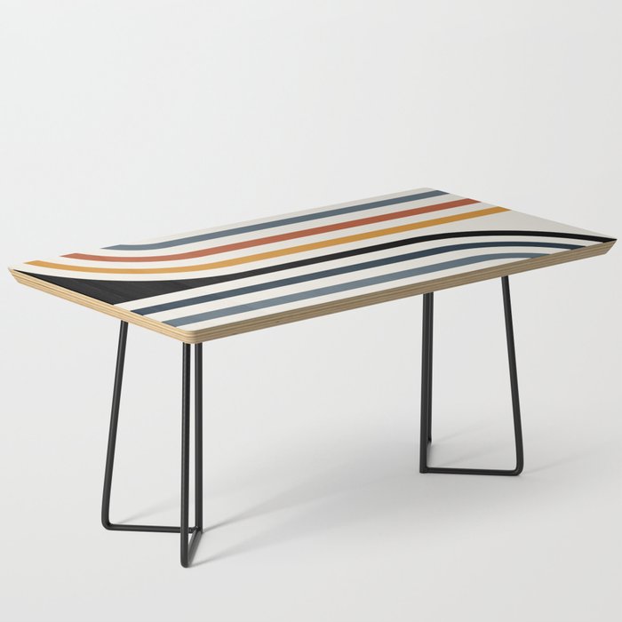 Bold Curvature Stripes IV Coffee Table Gallery Image 1