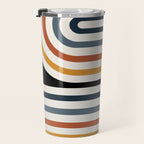 Bold Curvature Stripes IV Travel Mug Gallery Image 3