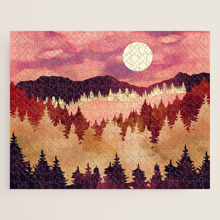 Autumn Sunset Jigsaw Puzzle Gallery Image 1
