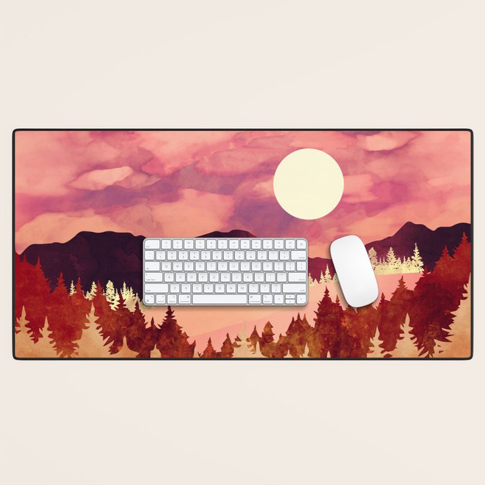 Autumn Sunset Desk Mat Gallery Image 1