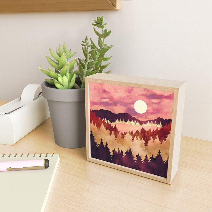Autumn Sunset Mini Art Print Gallery Image 2