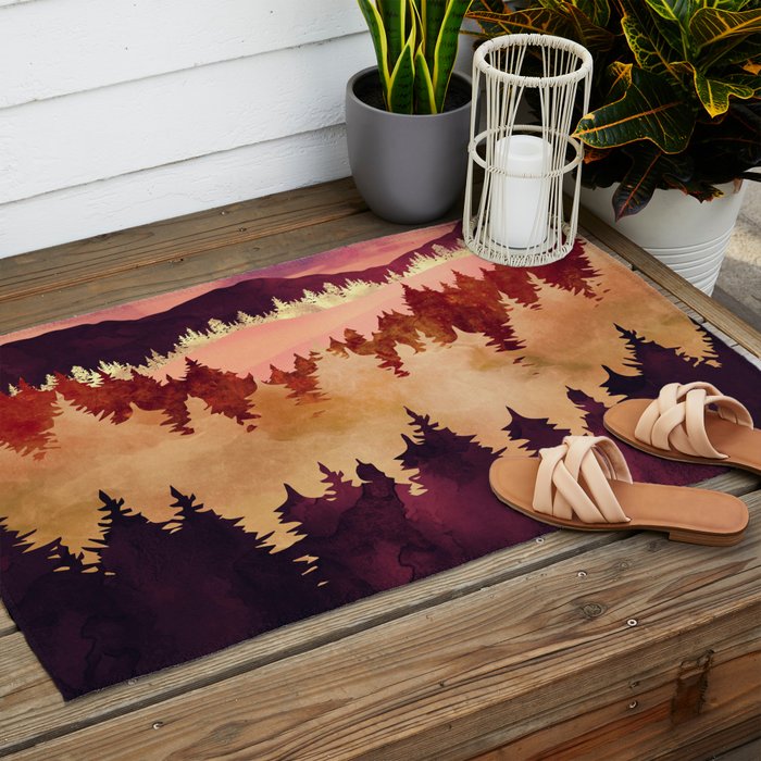 Autumn Sunset Outdoor Rug Gallery Image 2
