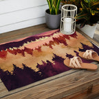 Autumn Sunset Outdoor Rug Gallery Image 2