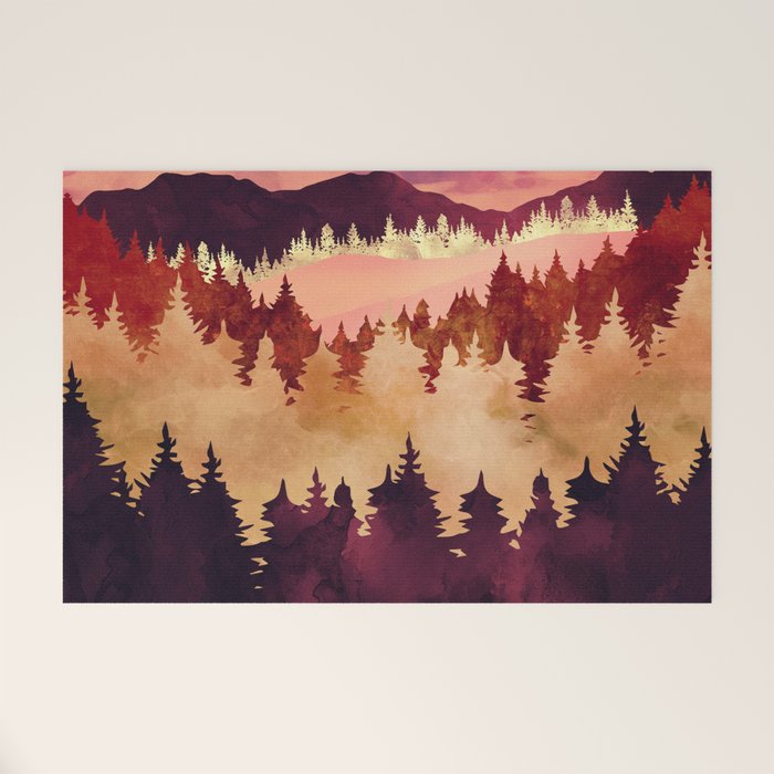 Autumn Sunset Welcome Mat Gallery Image 1