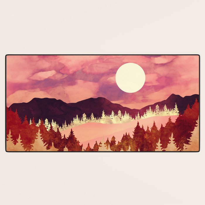 Autumn Sunset Desk Mat Gallery Image 3