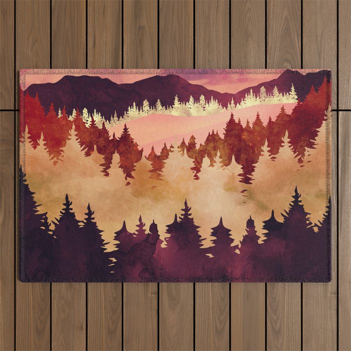 Autumn Sunset Outdoor Rug Gallery Image 1