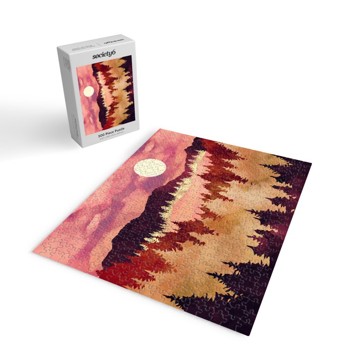 Autumn Sunset Jigsaw Puzzle Gallery Image 2