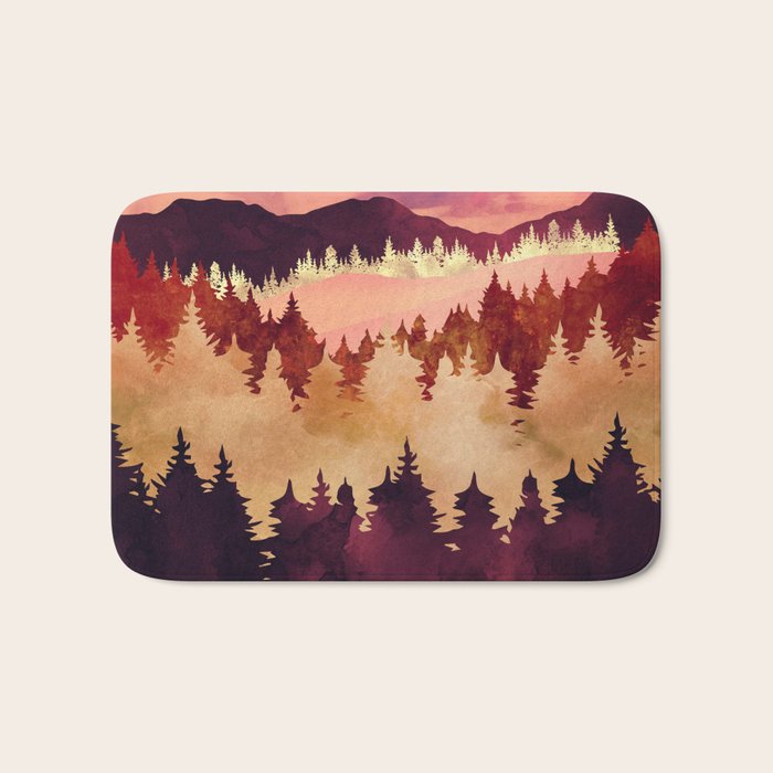 Autumn Sunset Bath Mat Gallery Image 1