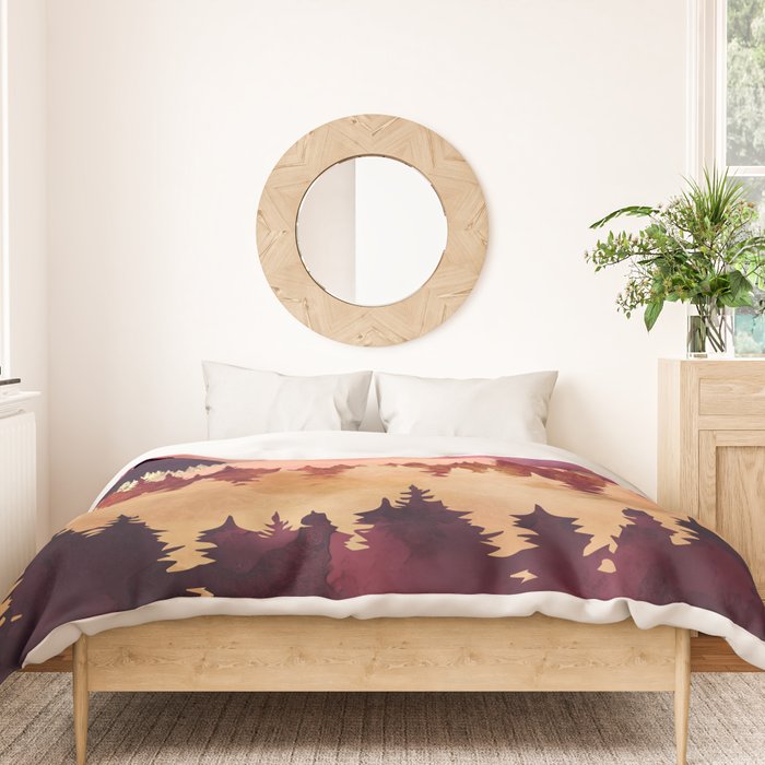 Autumn Sunset Duvet Cover Gallery Image 3