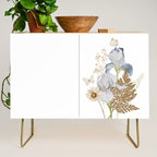 Soft Nature Floral and Butterflies Credenza Gallery Image 1