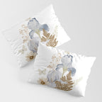 Soft Nature Floral and Butterflies Pillow Sham Gallery Image 3
